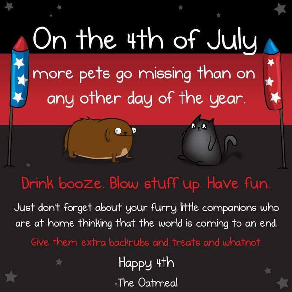 It's Not Just About Dogs...Fireworks and your Pets