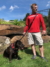 Load image into Gallery viewer, gearleash apex over the shoulder configuration hands free dog leash