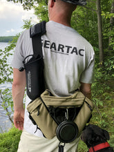 Load image into Gallery viewer, gearpac hands free dog walking sling pack for walking, hiking, camping to keep your dog leash secure