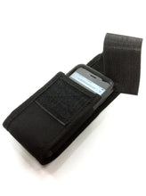 Load image into Gallery viewer, gearpouchx is our large cell phone holder for your geartac hands free dog walking device with extra long velcro tab closure