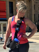 Load image into Gallery viewer, geartac extreme is the modified sports version of the geartac k9 hands free dog walking unit with both waste management and water bottle holders, great for fitness, hiking, camping and any athletic lifestyle.