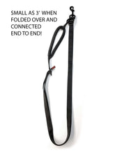 Load image into Gallery viewer, gearleash apex over the shoulder, hands free dog leash with full adjustability, mill-spec materials, and round padded handle all with the ability to be folded in half and create a 3' leash!