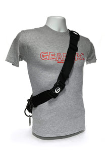 Geartac hands free dog leash and dog walking harness system with waste management