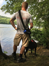 Load image into Gallery viewer, geartrek hands free dog walking device water bottle holder and sports system for hiking, camping and any situation a water bottle or any other dog accessories are needed