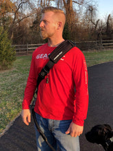Load image into Gallery viewer, The Geartac Systems Power Pad adds even more comfort to the hands free dog leash by giving you more shoulder strength