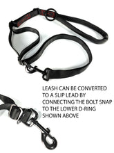 Load image into Gallery viewer, gearleash extreme is the ultimate adjustable sport dog leash with built in slip lead