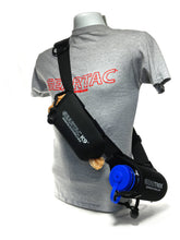Load image into Gallery viewer, geartac extreme is the modified sports version of the geartac k9 hands free dog walking unit with both waste management and water bottle holders, great for fitness, hiking, camping and any athletic lifestyle with two separate storage pouches