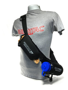 geartac extreme is the modified sports version of the geartac k9 hands free dog walking unit with both waste management and water bottle holders, great for fitness, hiking, camping and any athletic lifestyle with two separate storage pouches
