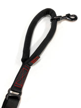 Load image into Gallery viewer, Geartac dog training leash is a dog walking essential with a trigger snap at the back to prevent tangling the two leads when your dog spins or your walking two dogs