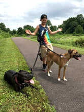 Load image into Gallery viewer, Geartac hands free dog leash and dog walking harness system is awesome for multiple dogs