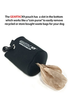 geartack9 pouch for holding dog waste